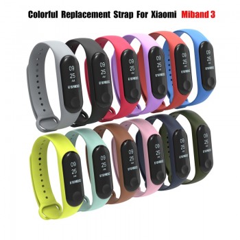Bracelet for Xiaomi Mi Band 3 Sport Strap watch Silicone wrist strap For xiaomi mi band 3 accessories bracelet Miband3 Strap