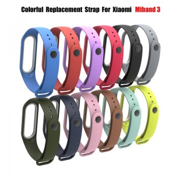 Bracelet for Xiaomi Mi Band 3 Sport Strap watch Silicone wrist strap For xiaomi mi band 3 accessories bracelet Miband3 Strap