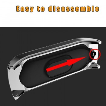 New Greentiger Steel Strap For Xiaomi Smart Bracelet stainless steel replacement Strap For Mi band 3  Xiaomi Smart Wristband