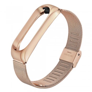 Rovtop Wrist Band Bracelet Strap for Xiaomi Mi Band 3 MiBand 3 Strap Metal Bracelet Stainless Steel Wrist Strap Z2