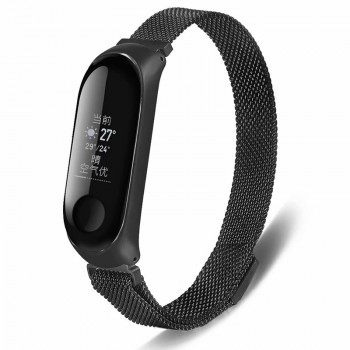 Rovtop Wrist Band Bracelet Strap for Xiaomi Mi Band 3 MiBand 3 Strap Metal Bracelet Stainless Steel Wrist Strap Z2
