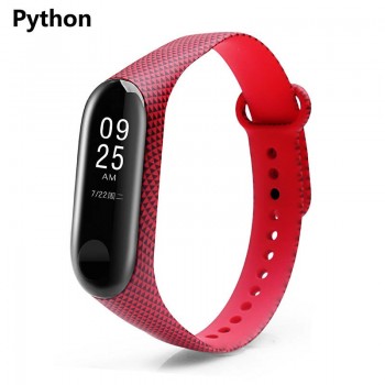 BOORUI Miband 3 Strap Mi band 3 Accessories Replacement silicone varied wrist strap for xiaomi mi 3 smart bracelets