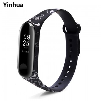 BOORUI Miband 3 Strap Mi band 3 Accessories Replacement silicone varied wrist strap for xiaomi mi 3 smart bracelets