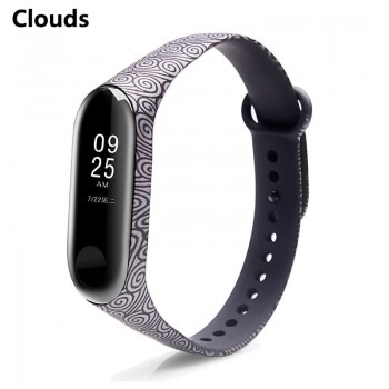 BOORUI Miband 3 Strap Mi band 3 Accessories Replacement silicone varied wrist strap for xiaomi mi 3 smart bracelets