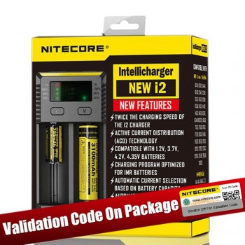 Nitecore D4 D2 New I4 I2 Digicharger LCD Intelligent Circuitry Global Insurance li-ion 18650 14500 16340 26650 Battery Charger