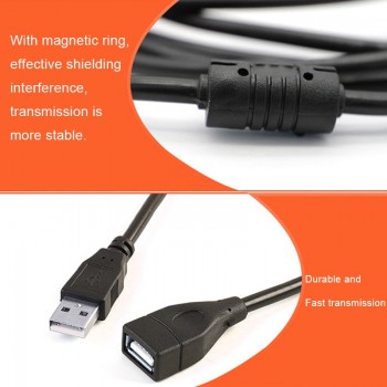 USB 2.0 Male to Female USB Cable 1.5m 3m 5m Extender Cord Wire Super Speed Data Sync Extension Cable For PC Laptop Keyboard