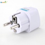 New Arrival 2016 Best Price Universal UK US AU to EU AC Power Socket Plug Travel Charger Adapter Converter Jun30