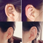 2019 New Pendientes Brincos Girls Earing Boucle Bijoux Heart Cross Clip Ear Cuff Earrings Women Charming Non Piercing Jewelry