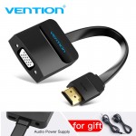 Vention HDMI to VGA adapter Digital to Analog Video Audio Converter Cable 1080p for Xbox 360 PS3 PS4 PC Laptop TV Box Projector