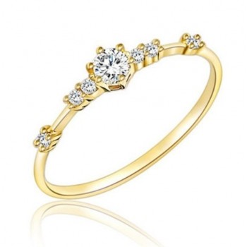 Stylish Fashion Women Ring Finger Jewelry Rose Gold /Sliver /Gold Color Rhinestone Crystal  Rings 4/5/6/7/8/9/10/11 Size