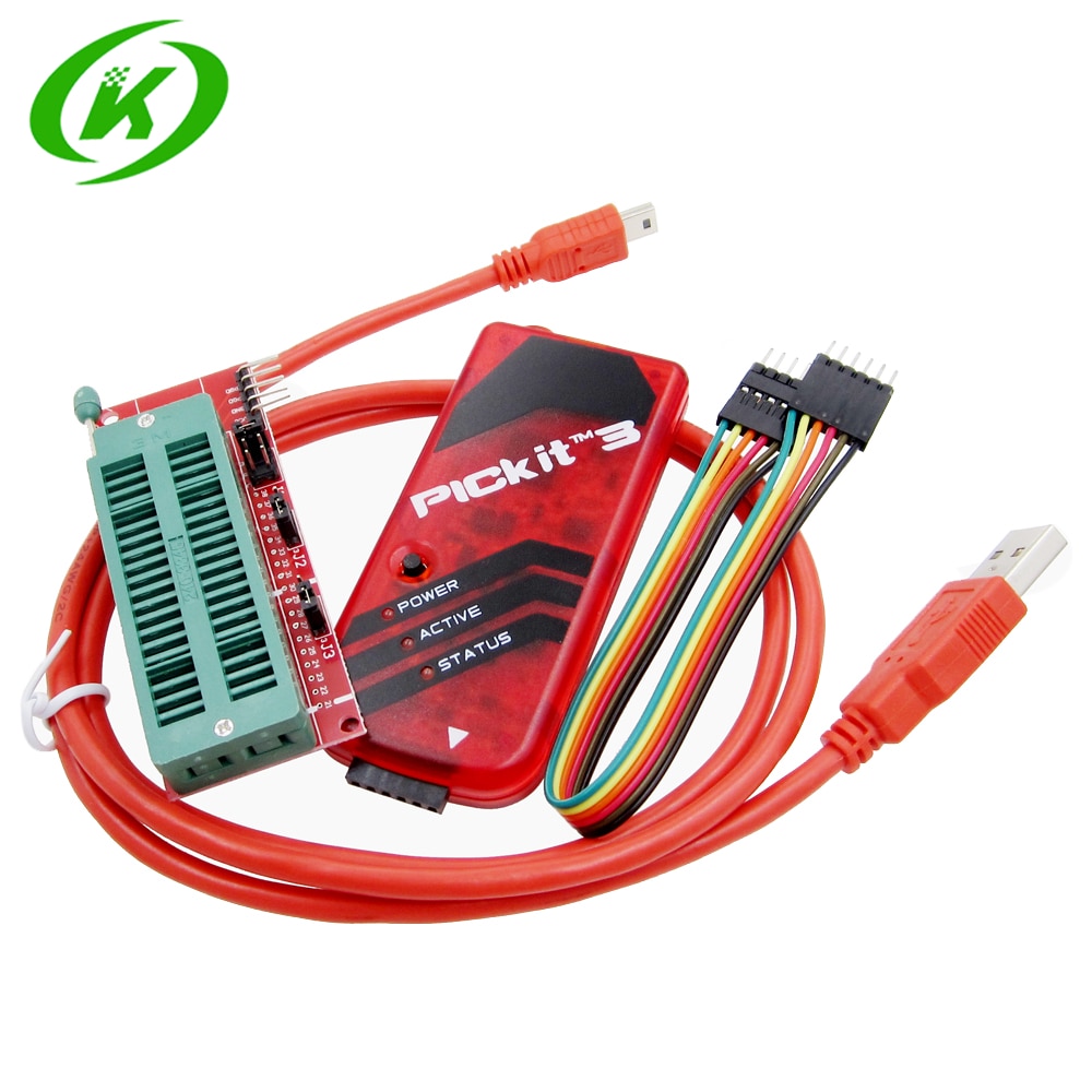 1set PICKIT3 Programmer + PIC ICD2 PICKit 2 PICKIT 3 Programming Adapter Universal Programmer Seat