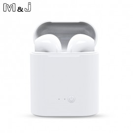Hot Sell Mamp;J i7s TWS Mini Wireless Bluetooth Earphone Stereo Earbud Headset With Charging Box Mic For All Smart phone