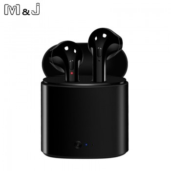 Hot Sell Mamp;J i7s TWS Mini Wireless Bluetooth Earphone Stereo Earbud Headset With Charging Box Mic For All Smart phone