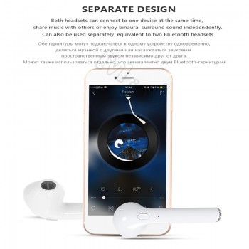 Hot Sell Mamp;J i7s TWS Mini Wireless Bluetooth Earphone Stereo Earbud Headset With Charging Box Mic For All Smart phone