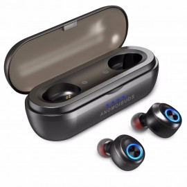 Anomoibuds Capsule Pro 50 Hour Playtime Support AAC TWS Earbuds V5.0 Bluetooth Earphone Deep Bass Hi-Fi Stereo Sound Earphone