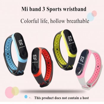 Mi Band 3 strap sport Silicone watch wrist Bracelet miband3 strap accessories Mi band3 bracelet smart for Xiaomi mi band 3 strap