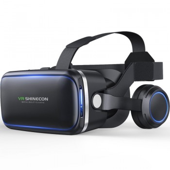 Shinecon 6.0 Casque VR Virtual Reality Glasses 3 D 3d Goggles Headset Helmet For Smartphone Smart Phone Google Cardboard Stereo