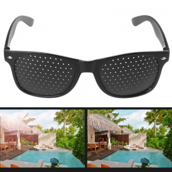 Vision Care Wearable Corrective Glasses Improver Stenopeic Pin Hole Glasses Anti-fatigue PC Screen Laptop Eye Protection