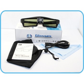 2pcs  3D Active Shutter Glasses DLP-LINK 3D glasses for Xgimi Z4X/H1/Z5 Optoma Sharp LG Acer H5360 Jmgo BenQ w1070 Projectors