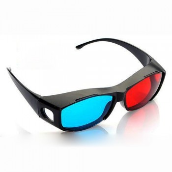 2PCS Red-blue / Cyan Anaglyph Simple Style 3d Glasses 3d Movie Game-extra Upgrade Style