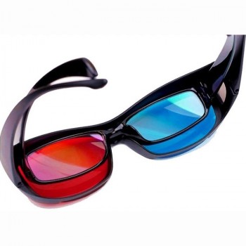 2PCS Red-blue / Cyan Anaglyph Simple Style 3d Glasses 3d Movie Game-extra Upgrade Style