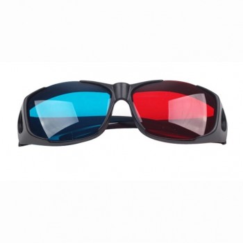 2PCS Red-blue / Cyan Anaglyph Simple Style 3d Glasses 3d Movie Game-extra Upgrade Style