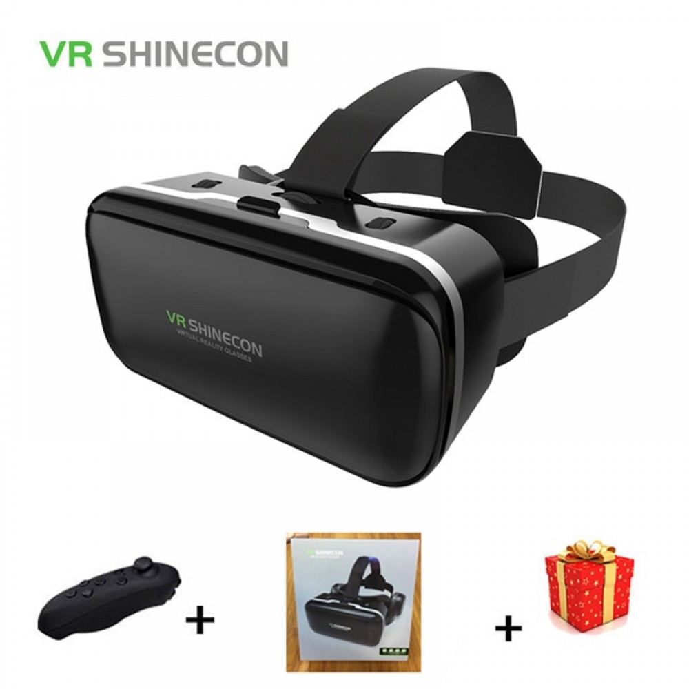 Shinecon 6.0 Casque VR Virtual Reality Glasses 3 D 3d Goggles Headset Helmet For Smartphone Smart Phone Google Cardboard Len