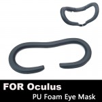 Face Foam Replacement Eye pad For Oculus Rift Headset VR PU Leather Foam Cover Black Virtual Reality Accessories (Better FOV)