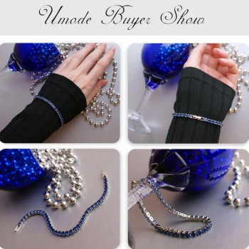 UMODE 5 Colors Cubic Zirconia Tennis Bracelet amp; Bangles For Women Christmas Gifts New Fashion Lady Jewelry Pulseras Mujer UB0097