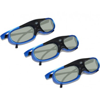 Active Shutter 96-144HZ Rechargeable 3D Glasses For BenQ Acer X118H P1502 X1123H H6517ABD H6510BD Optoma JmGo V8 XGIMI Projector
