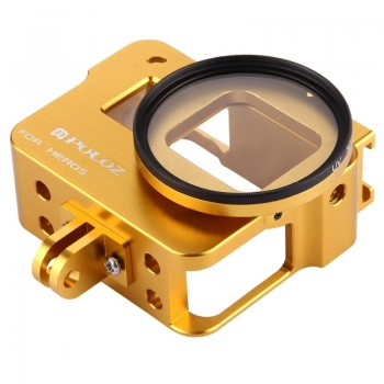 PULUZ Housing Shell For GoPro HERO 7 Black 6/5 Hard Protective Cage+52mm UV Lens 8*6*4.6cm Case For Go Pro Hero5 2018
