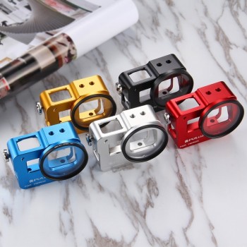 PULUZ Housing Shell For GoPro HERO 7 Black 6/5 Hard Protective Cage+52mm UV Lens 8*6*4.6cm Case For Go Pro Hero5 2018