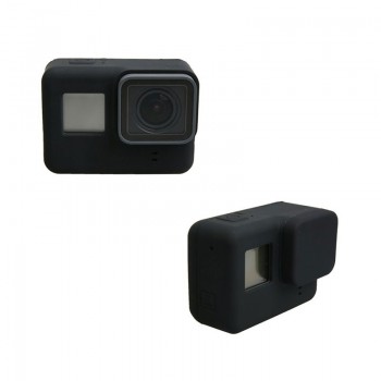 For Go Pro Accessories Action Camera Case Protective Silicone Case Skin +Lens Cap Cover For GoPro Hero 5 6 7 Black Hero Camera