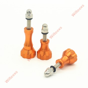 WILTEEXS Accessories 1 Long +2 Short Colorful Thuss Aluminum Bolt Nut Screw for Hero5 4 3 3+ 4 SJ4000 XIAOYI 2 4K Mount