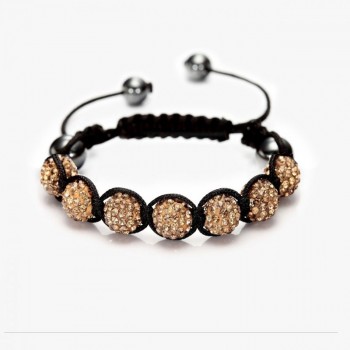 Fashion Jewelry New Mix Colors Sales Promotion 10mm Crystal AB Clay Disco 9 Balls Bracelets