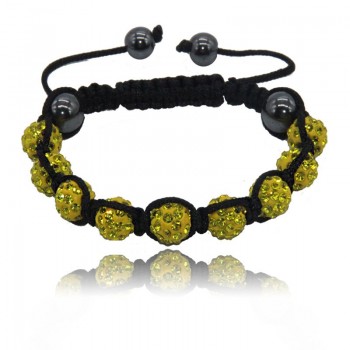 Fashion Jewelry New Mix Colors Sales Promotion 10mm Crystal AB Clay Disco 9 Balls Bracelets