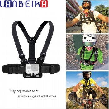 LANBEIKA Adjustable Chest Body Harness Belt Strap Mount For Gopro Hero 7 6 5 4 3 SJCAM SJ4000 SJ5000 SJ6 SJ7 SJ8 YI Accessories