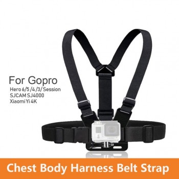 LANBEIKA Adjustable Chest Body Harness Belt Strap Mount For Gopro Hero 7 6 5 4 3 SJCAM SJ4000 SJ5000 SJ6 SJ7 SJ8 YI Accessories