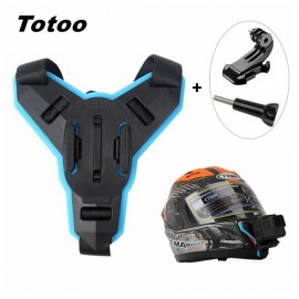 Accessories For Gopro Hero 7 6 5 Motorcycle Helmet Front Chin Fixed Mount Bracket Adapter For Xiaomi Yi 4K Insta360 EKEN SJCAM