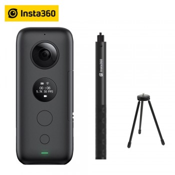 Insta360 ONE X Action Camera VR 360 Panoramic Camera For iPhone and Android 5.7K Video 18MP Photo Invisible Selfie Stick