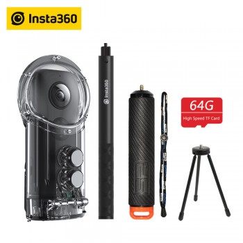 Insta360 ONE X Action Camera VR 360 Panoramic Camera For iPhone and Android 5.7K Video 18MP Photo Invisible Selfie Stick