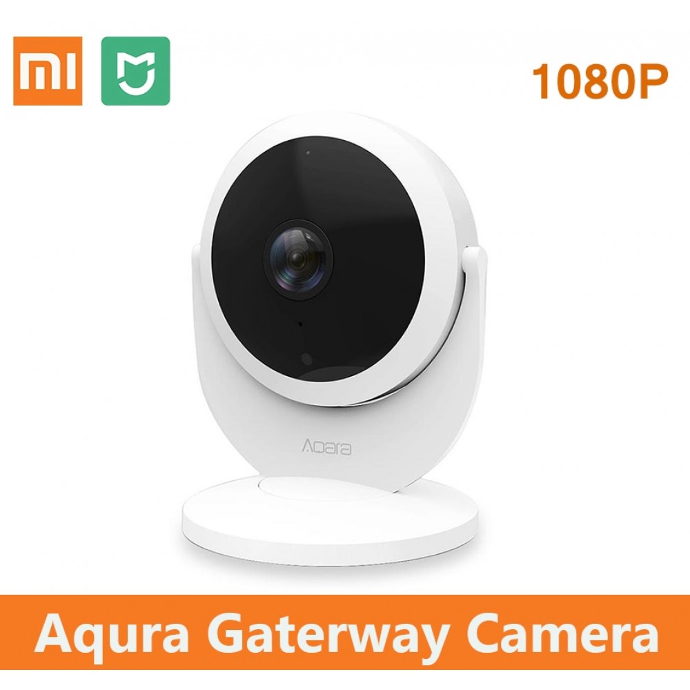 Xiaomi Mijia Aqara smart ip camera with Gateway 1080P Hub Function Linkage Alarm 180 Degree FOV Mi Smart Home Voice Interphone