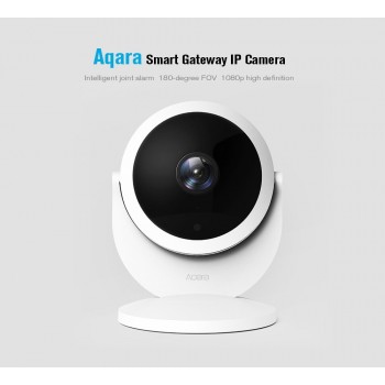 Xiaomi Mijia Aqara smart ip camera with Gateway 1080P Hub Function Linkage Alarm 180 Degree FOV Mi Smart Home Voice Interphone