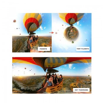 Viper Panoramic Lens 360 Degrees Capturing Camera AR VR Wide Angle Fisheye Lens Panoclip for iPhone X