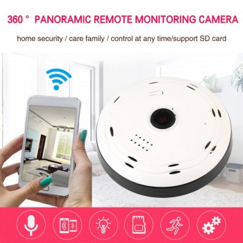960P Wifi Camera 360 Degree Panoramic Camera 2MP Home Security Video Surveillance Night Vision Fisheye Surveillance Network