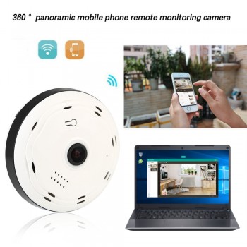 960P Wifi Camera 360 Degree Panoramic Camera 2MP Home Security Video Surveillance Night Vision Fisheye Surveillance Network