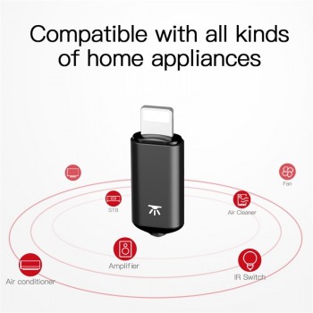 Baseus Universal infrared remote control for iPhone IR Wireless Smart Remote Control for TV Aircondition Upgraded Support iOS 12