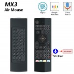 MX3 MX3-L Backlit Air Mouse T3 Smart Voice Remote Control 2.4G RF Wireless Keyboard For X96 tx3 mini A95X H96 pro Android TV Box