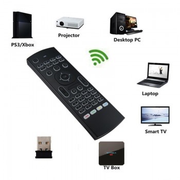 MX3 MX3-L Backlit Air Mouse T3 Smart Voice Remote Control 2.4G RF Wireless Keyboard For X96 tx3 mini A95X H96 pro Android TV Box