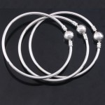 BAOPON 5Pcs/Lot Silver Plated Charm Bracelet for Women DIY Fne Bracelet amp; Bangle Jewelry